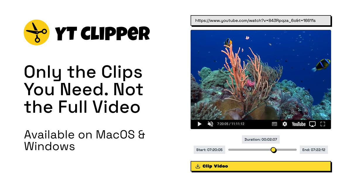 YT Clipper — Best YouTube Clipper & Video Trimmer